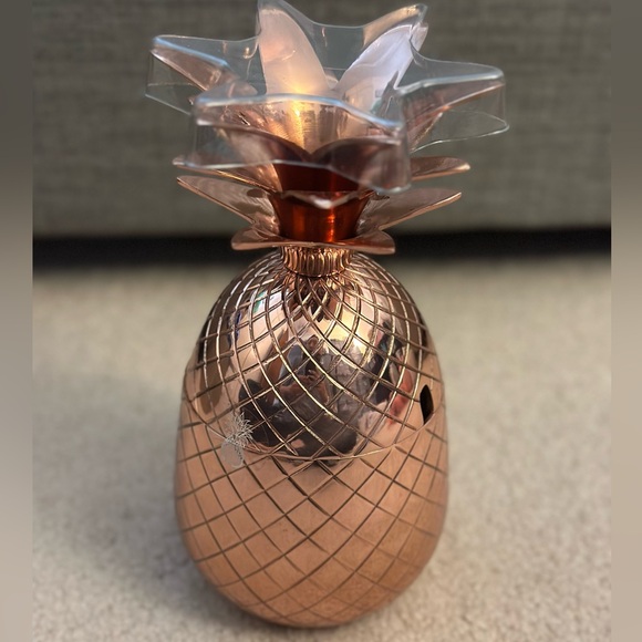 Rose Gold/Copper Pineapple Tumbler - By Absolut Vodka - Brand New - Picture 2 of 4